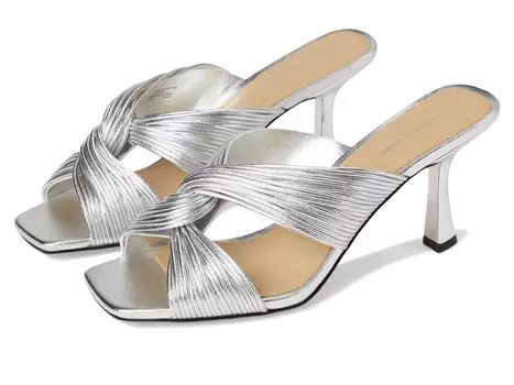 Сандалии MICHAEL Michael Kors Alessia Mule Sandal, серебряный