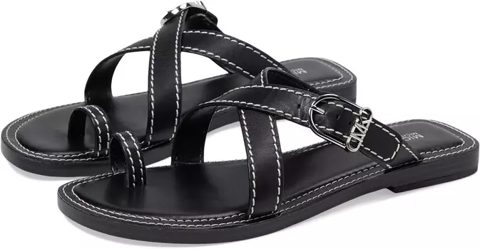 Сандалии MICHAEL Michael Kors Ashton Flat Thong, черный