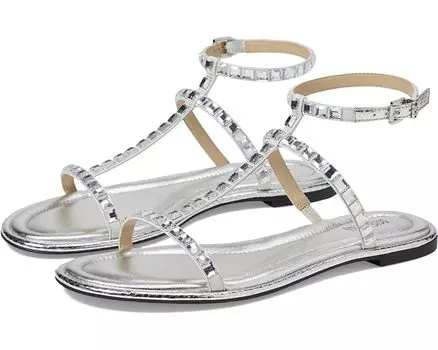 Сандалии MICHAEL Michael Kors Celia Flat Sandal, серебряный