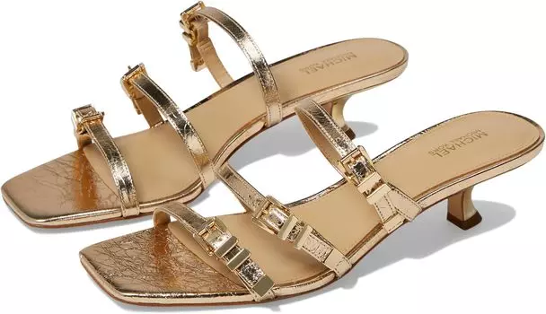 Сандалии MICHAEL Michael Kors Darrington Kitten Sandals, цвет Pale Gold