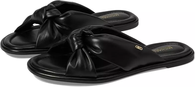 Сандалии MICHAEL Michael Kors Elena Flat Slide, черный