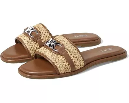 Сандалии MICHAEL Michael Kors Ember Slide, цвет Natural/Luggage