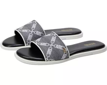 Сандалии MICHAEL Michael Kors Saylor Slide, цвет Black/Optic White