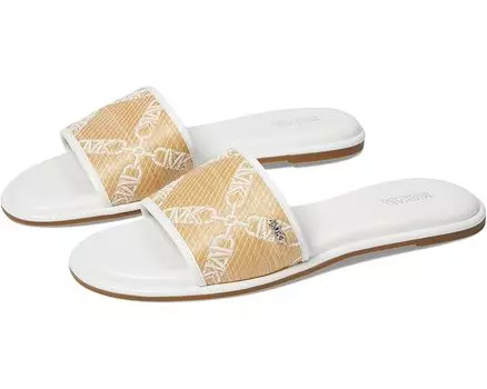 Сандалии MICHAEL Michael Kors Saylor Slide, цвет Natural/Optic White