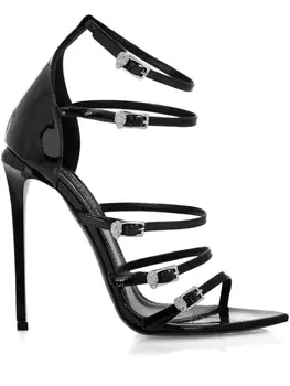 Сандалии Mignon 120 мм Philipp Plein, черный