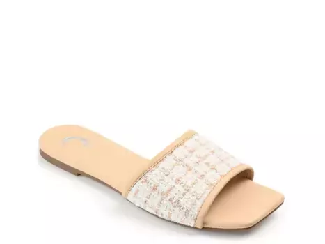 Сандалии Mikala Slide Sandal Journee Collection, цвет tan