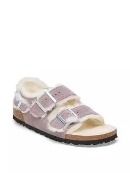 Сандалии Milano из овчины Birkenstock, фиолетовый