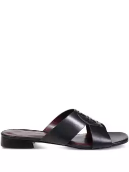 Сандалии Miller с перекрестными ремешками Tory Burch, черный