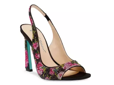 Сандалии Mina Pump Betsey Johnson, черный/розовый
