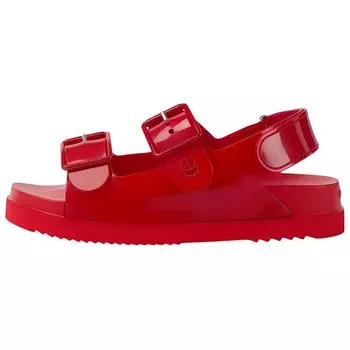 Сандалии Mini Double G, красные, резиновые Gucci