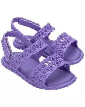 Сандалии Mini Melissa Mini Panc Sand + желейные сандалии Isab Capeto BB, фиолетовый