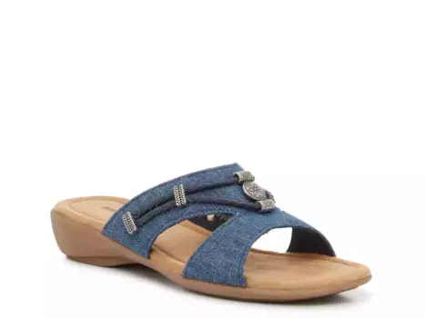 Сандалии Minnetonka Silverslide, синий деним