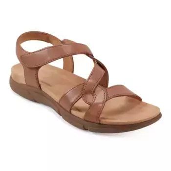 Сандалии Minny женские с переплетением ремешков Easy Spirit, цвет medium brown leather