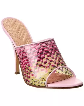 Сандалии Missoni из винила и кожи, розовый