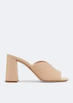 Сандалии Miu Miu Sandals, бежевый