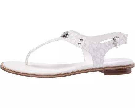 Сандалии MK Plate Thong MICHAEL Michael Kors, белый