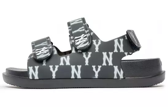 Сандалии MLB Sandal Beach Sandals Unisex Black White