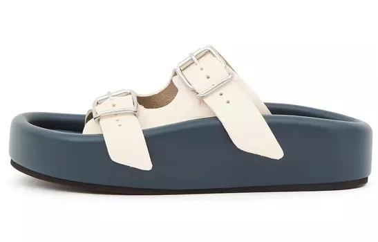 Сандалии Mm6 Maison Margiela, белый / синий