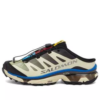 Сандалии Mm6 Maison Margiela Mm6 X Salomon Xt-4 Mule, цвет Transparent Yellow, Shale & Lapis Blue