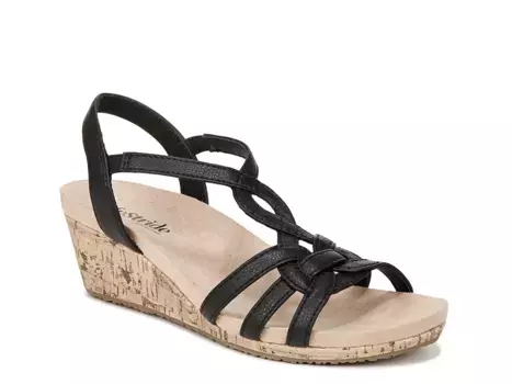 Сандалии Monaco Wedge Sandal Lifestride, черный