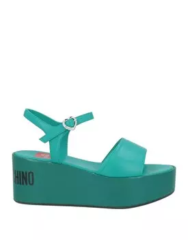Сандалии Moschino, бирюзовый