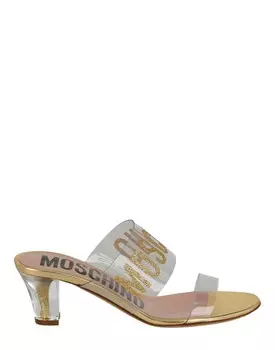 Сандалии Moschino, прозрачный