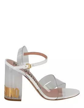 Сандалии Moschino, прозрачный
