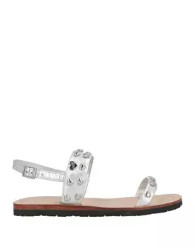 Сандалии Moschino, серебро