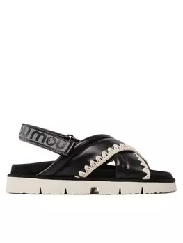 Сандалии Mou New Bio # 03 Criss-Cross Upper SW461004C, черный