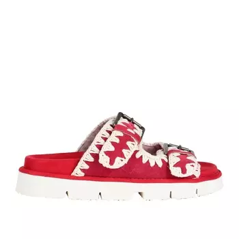 Сандалии Mou Suede, красный