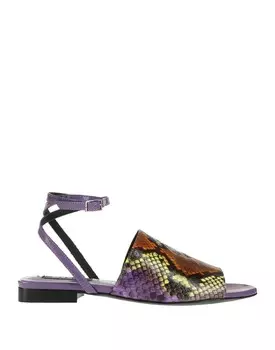 Сандалии Msgm, фиолетовый