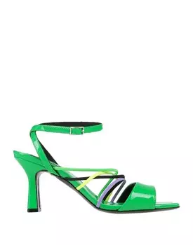 Сандалии Msgm, зеленый
