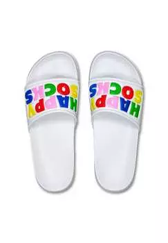 Сандалии мюли Happy Socks, белый
