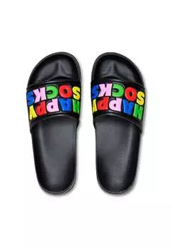Сандалии мюли Happy Socks, черный