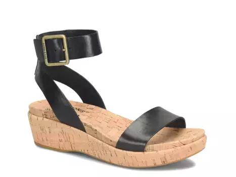 Сандалии Mullica Wedge Sandal Kork-Ease, черный