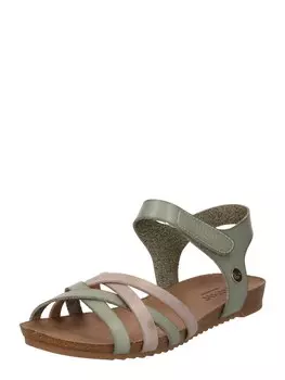 Сандалии MUSTANG, пастельный зеленый