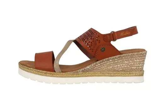 Сандалии MUSTANG Sandaletten, коричневый