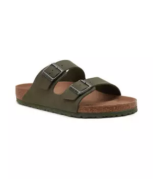 Сандалии мужские Birkenstock Аризона из экокожи, зеленый