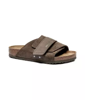 Сандалии мужские Birkenstock кожаные, коричневый