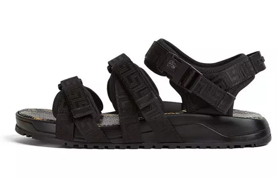 Сандалии мужские Versace пляжные, черный