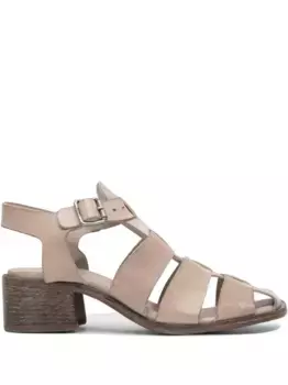 Сандалии на блочном каблуке Moma, нейтральный