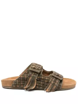 Сандалии на цепочке Baziszt, зеленый