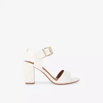 Сандалии на каблуке Kg Kurt Geiger Sutton из искусственной кожи, белый