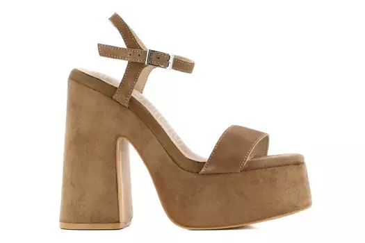 Сандалии на каблуке Miami Fest Yuu Jou, коричневый