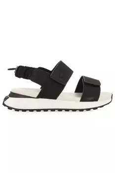 Сандалии на липучке и открытой пятке Gioseppo, черный