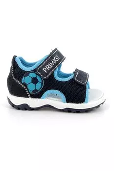 Сандалии на липучке и замше Primigi, синий