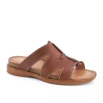 Сандалии на низкой танкетке Andrea Fisherman, коричневый