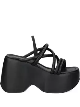 Сандалии на платформе 110 мм Vic Matie, черный
