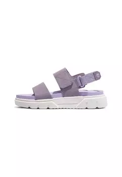Сандалии на платформе 2-Strap Timberland, цвет medium purple suede