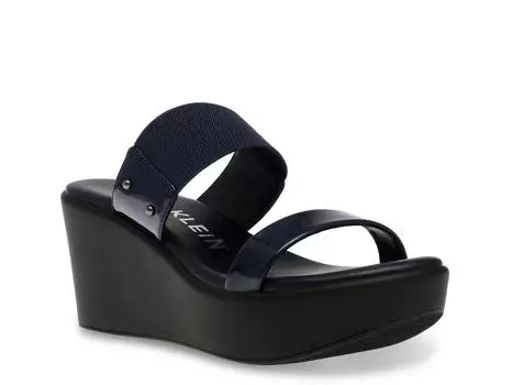 Сандалии на платформе Anne Klein Parker, темно-синий